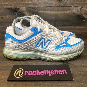 New Balance Women's Size 8.5 Silver Blue Running